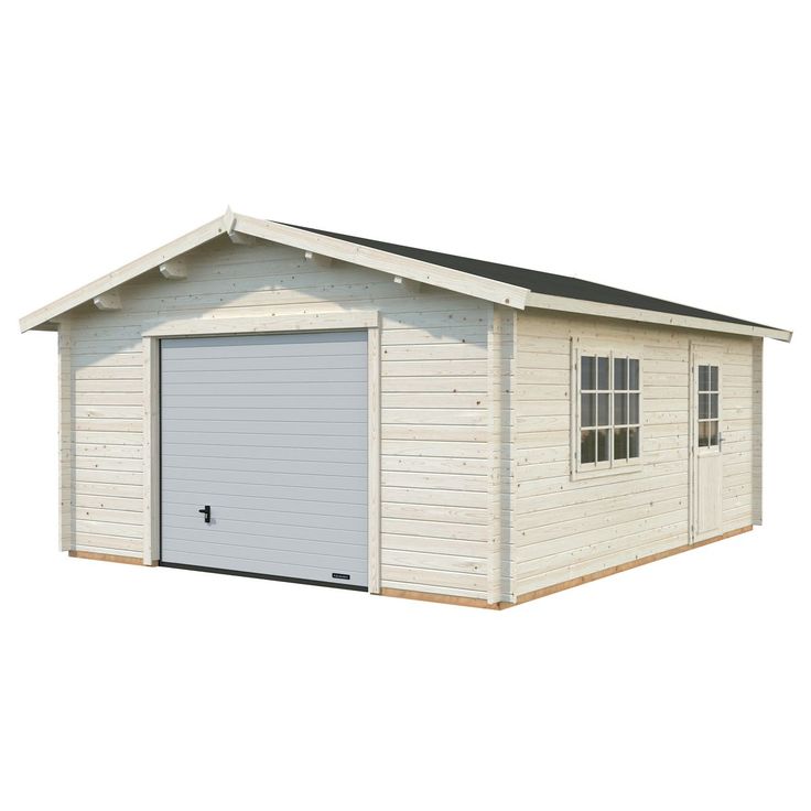 Autotalli Palmako Roger, nosto-ovella, 23,9m² FR44-4757-4