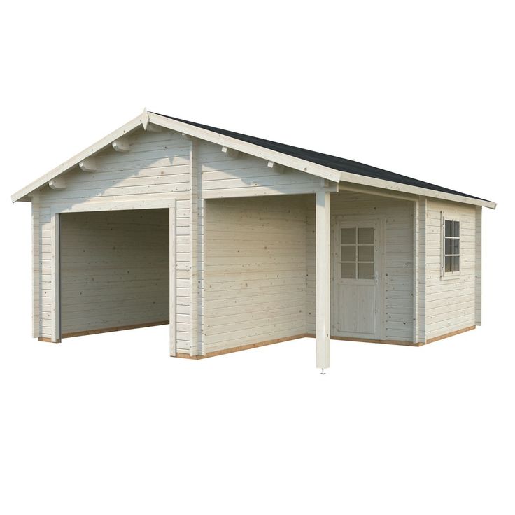 Autotalli Palmako Roger, ilman ovea, 21,9+5,2m²