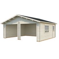 Autotalli Palmako Roger, ilman ovea, 28,4m²