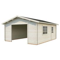 Autotalli Palmako Roger, ilman ovea, 27,7m² FR70-5656