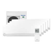 Ilmalämpöpumppu Panasonic Multisplit Z Series CU-5Z90TBE/CS-TZ25ZKEW, 5 sisäyksikköä