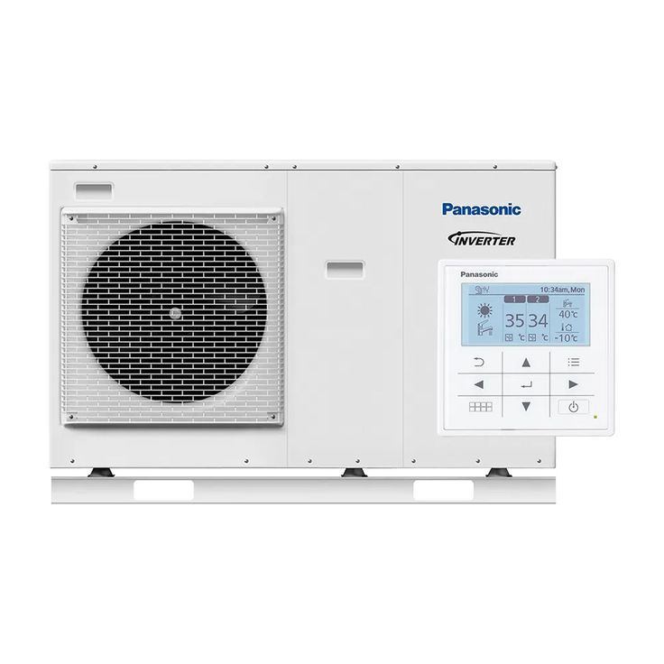 Ilma-vesilämpöpumppu Panasonic Aquarea  Monoblock J Series WH-MDC05J3E5, 5kW, ulkoyksikkö