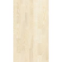 Lautaparketti Floor Experts Saarni Elite, 3-sauva, 14,3mm, valkoinen mattalakattu