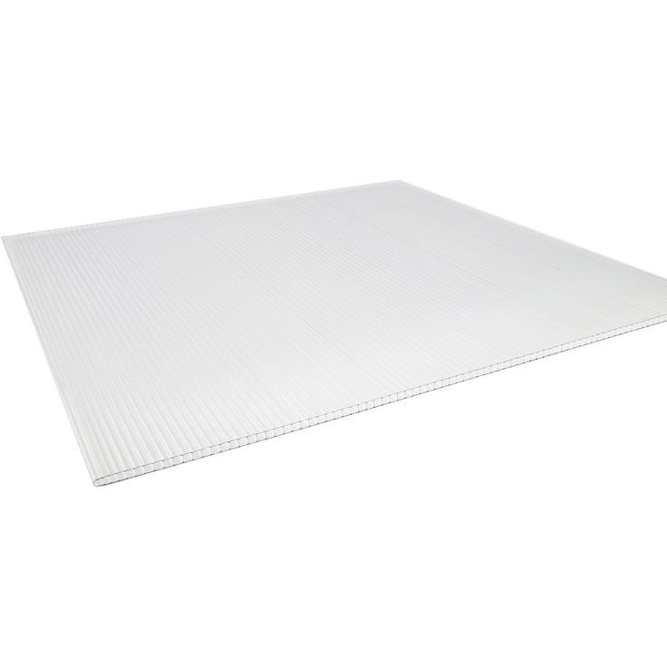PC-kennolevy Keraplast, 6x2100mm, kirkas UV1, määrämittainen