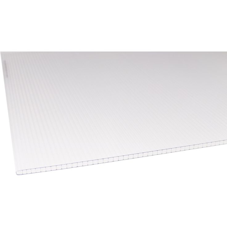 PC-kennolevy Keraplast, 10x2100mm, kirkas UV1, määrämittainen