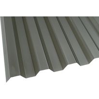 Valokate Keraplast PC Sun trapetsilevy, 0.8x1040x2000mm, savunharmaa