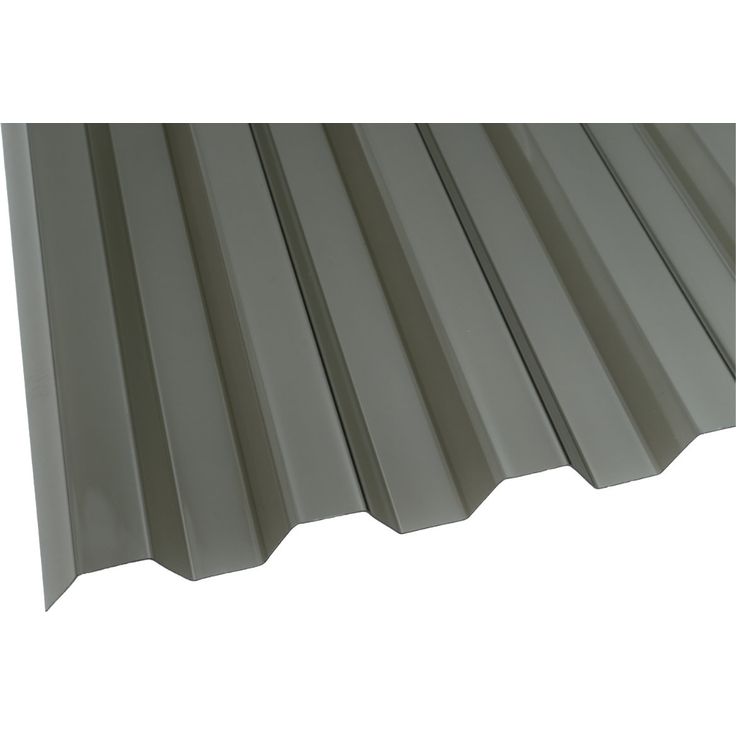 Valokate Keraplast PC Sun trapetsilevy, 0.8x1040x2500mm, savunharmaa