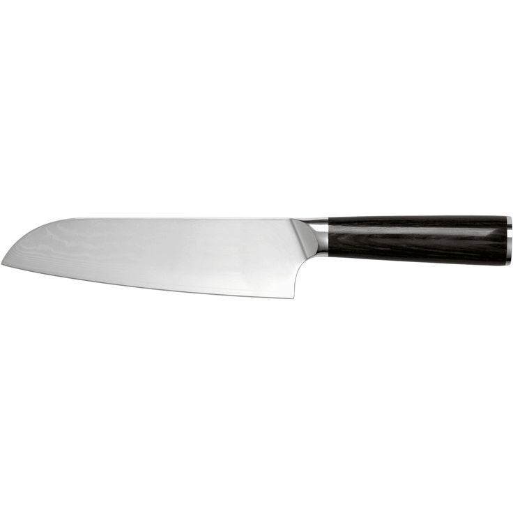 Santokuveitsi Pepper Damascus, VG10-teräs, 18cm, puukahvalla