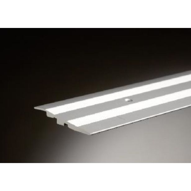 Ramppilista laminaatille, 80x2700mm, hopea