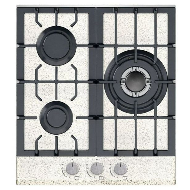 Kaasuliesitaso Schlosser PGH4511SFFD, 45cm, 3-liekkinen, beige