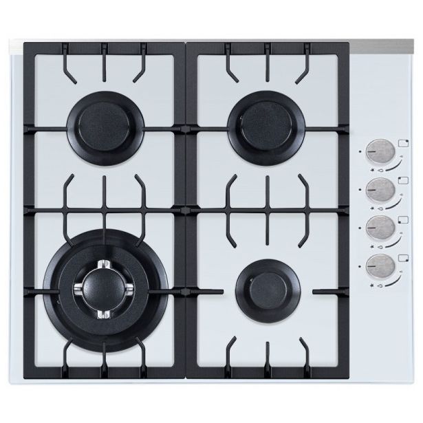 Kaasuliesitaso Schlosser PGH6351W 60 cm valkoinen