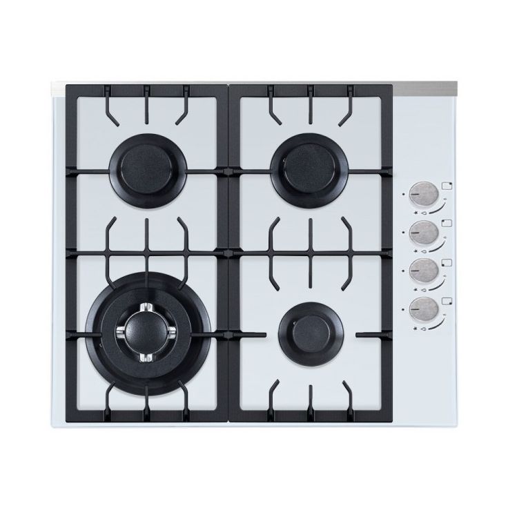 Kaasuliesitaso Schlosser PGH6351W 60 cm valkoinen