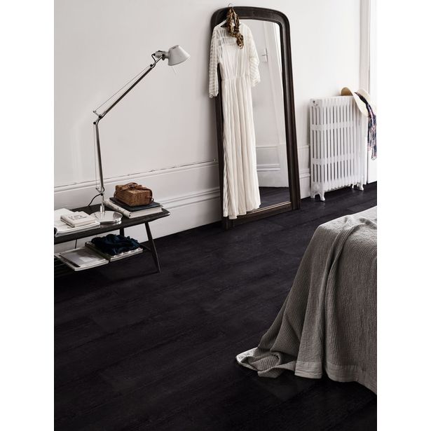 Laminaatti Pergo Original Excellence Lillehammer Pro Black Painted Oak, tammi, lauta, 4-sivuviiste