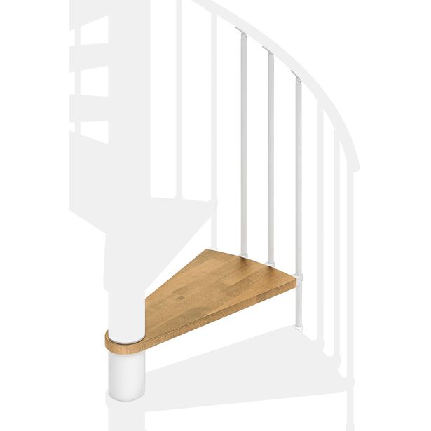 Lisäaskelma Rintal Phola -kierreportaisiin, eri vaihtoehtoja