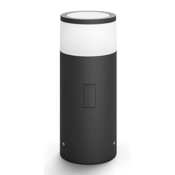 Pylväslisävalaisin Philips Hue Calla, pieni, LED, 8W, IP65, 252x104x104mm, alumiini, antrasiitti