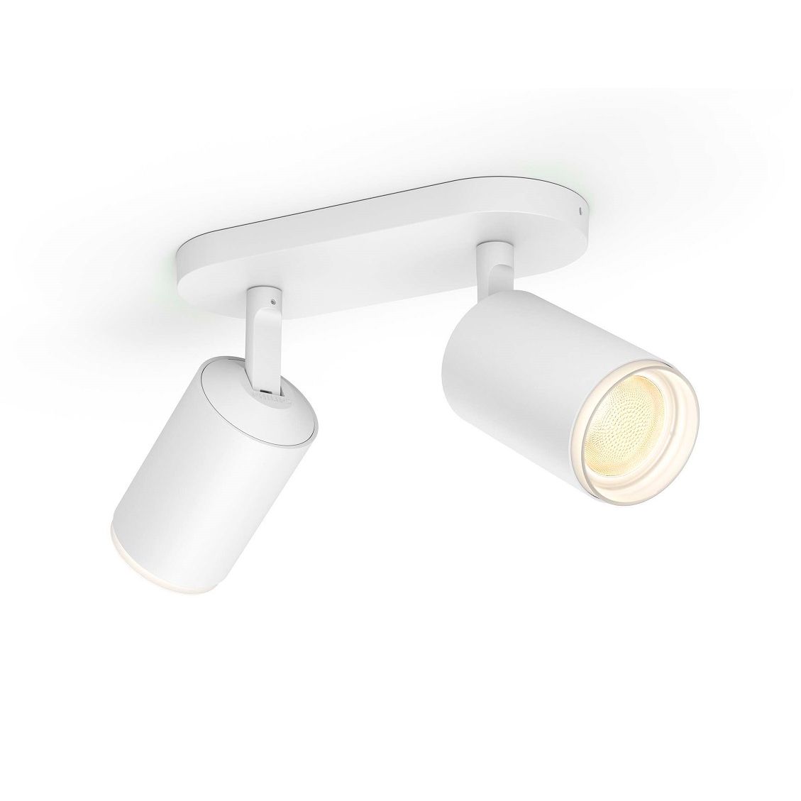 LED-spottivalaisin Philips Hue Fugato, bluetooth, 2x5.7W, IP20, GU10, 195x80x153mm, valkoinen