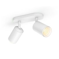 LED-spottivalaisin Philips Hue Fugato, bluetooth, 2x5.7W, IP20, GU10, 195x80x153mm, valkoinen