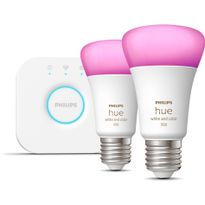 Aloituspakkaus Philips Hue White and Color Ambiance, Hue Bridge ja lamput E27