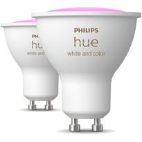Älyspottilamppu Philips Hue White and Color Ambiance GU10 himmennettävä 2kpl