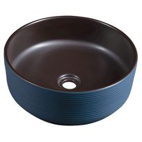 Malja-allas Interia Priori Ø410 mm, sininen/ruskea