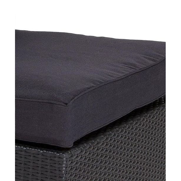 Pehmusteen päällinen Bahamas rahi/pöytä, musta