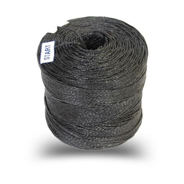 Kaapelinvetolanka Piippo 1200/3, 2kg, musta, 800m