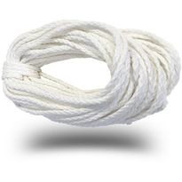 Pyykkinaru Piippo, valkoinen, palmikoitu, 25m