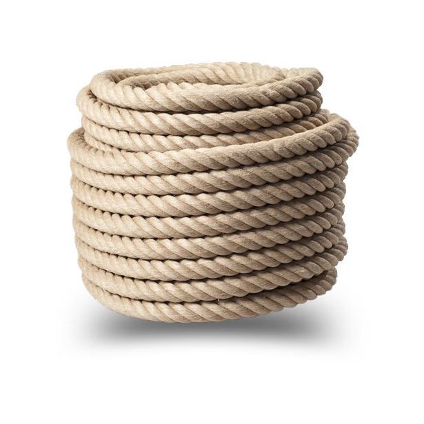Kaideköysi Piippo keinohamppu naturell, 36mm, metreittäin