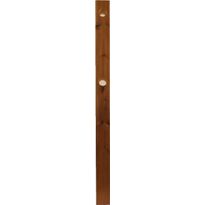 Köysitolppa Piippo 70x70x1000mm, ruskea, kahdella reiällä