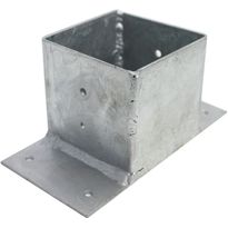 Kestopuutolpan jalka Piippo, galvanoitu teräs