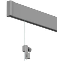 Easy-Seinälistaset Pisla Harjattu alumiini 200cm