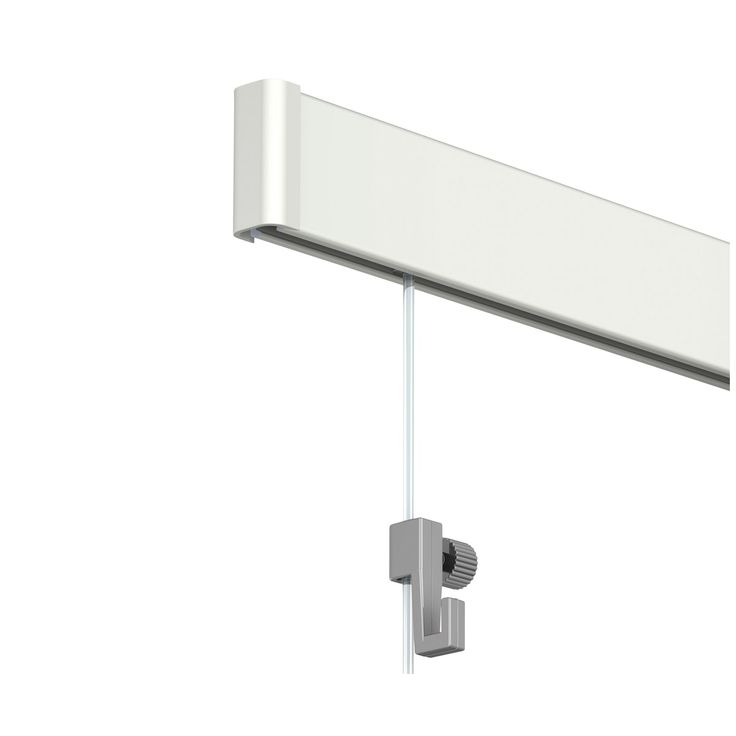 Easy-Seinälistaset Pisla valkoinen/maalattu 200cm