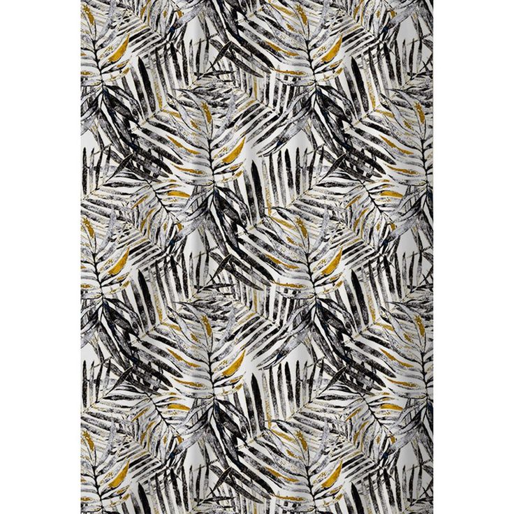 Suihkuverho Duschy 180x200 cm kultainen lehti