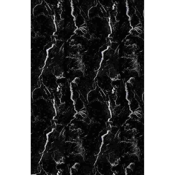 Suihkuverho Duschy marmori 180x200 cm musta