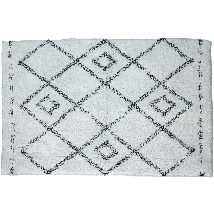 Kylpyhuonematto Duschy Borås 60x90cm vaalea