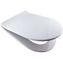 WC-istuinkansi Duschy Soft Slim valkoinen
