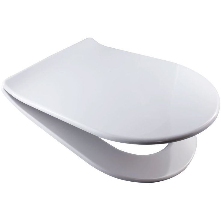 WC-istuinkansi Duschy Soft Slim valkoinen