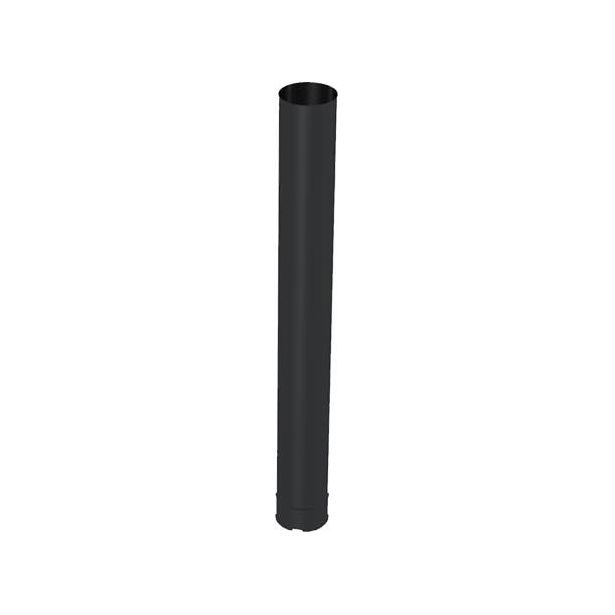 Eristämätön liitosputki Pisla, 1000mm, musta