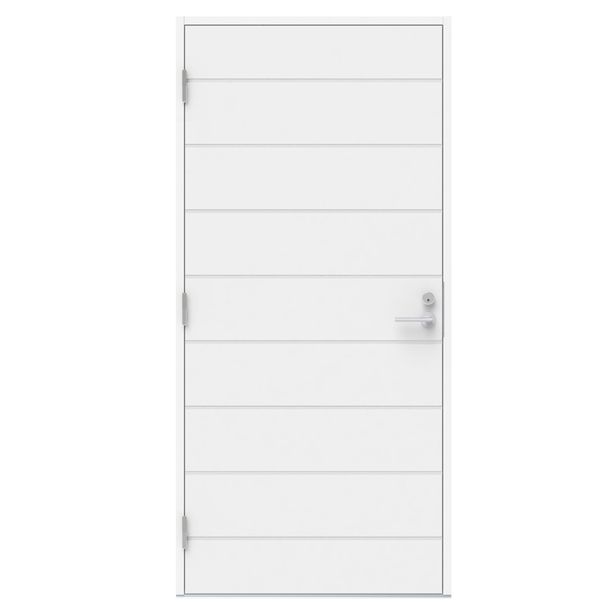 Ulko-ovi Pihla Vieno S13, 9-10x21, valkoinen