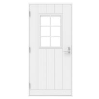 Ulko-ovi Pihla Vieno S23, 9-10x21, valkoinen