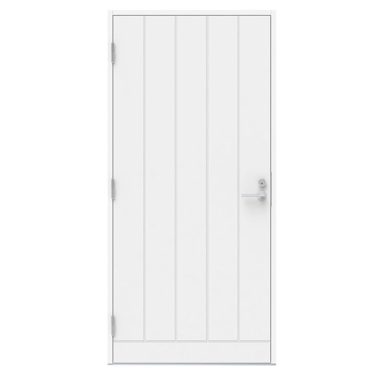 Ulko-ovi Pihla Vieno S24, 9-10x21, valkoinen