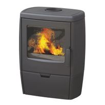 Valurautatakka Plamen Alberto, 8,6 kW, musta
