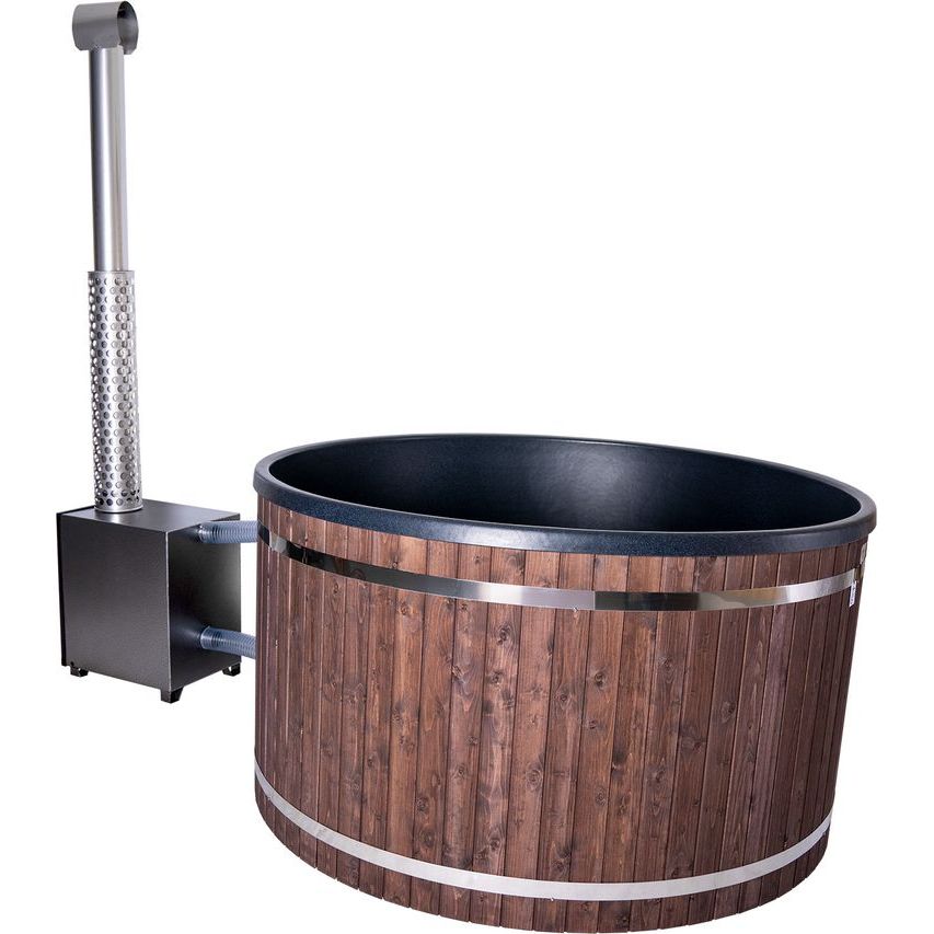 Kylpytynnyri PW-Spa Freetime L, 6-8 hlöä, pähkinä/mustagraniitti