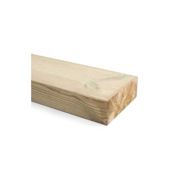 Kestopuu Oiva mänty, mitallistettu, 48x123mm, vihreä