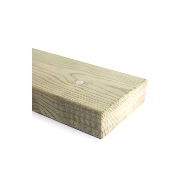 Kestopuu Oiva mänty, mitallistettu, 48x148mm, vihreä