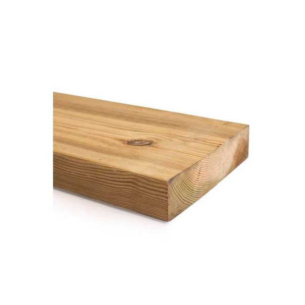 Kestopuu Oiva mänty, mitallistettu, 48x198mm, vihreä