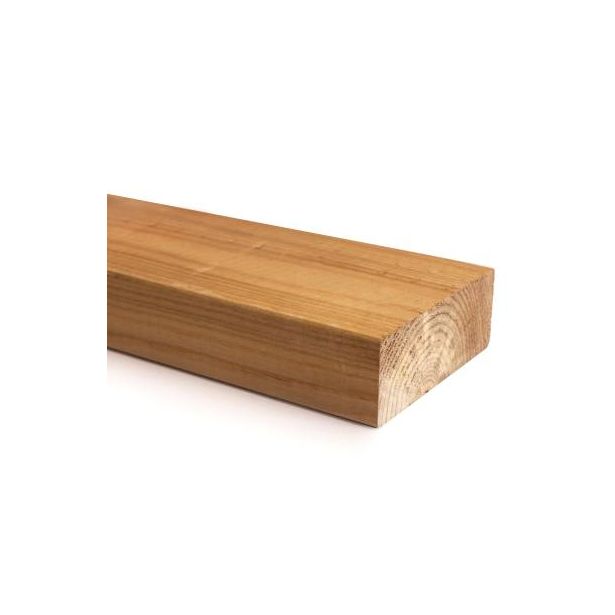 Kestopuu Oiva mänty, mitallistettu, 48x123mm, ruskea
