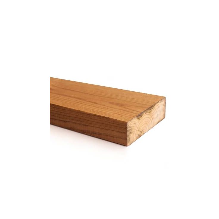 Kestopuu Oiva mänty, mitallistettu, 48x148mm, ruskea