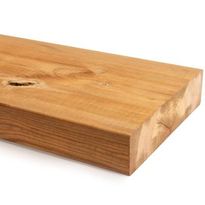 Kestopuu Oiva mänty, mitallistettu, 48x198mm, ruskea