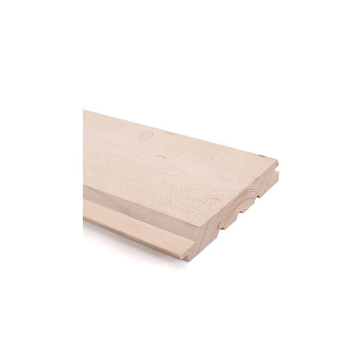 Ulkoverhouspaneeli Wicco UTV kuusi, 28x170mm, ST 3S, pohjamaalattu